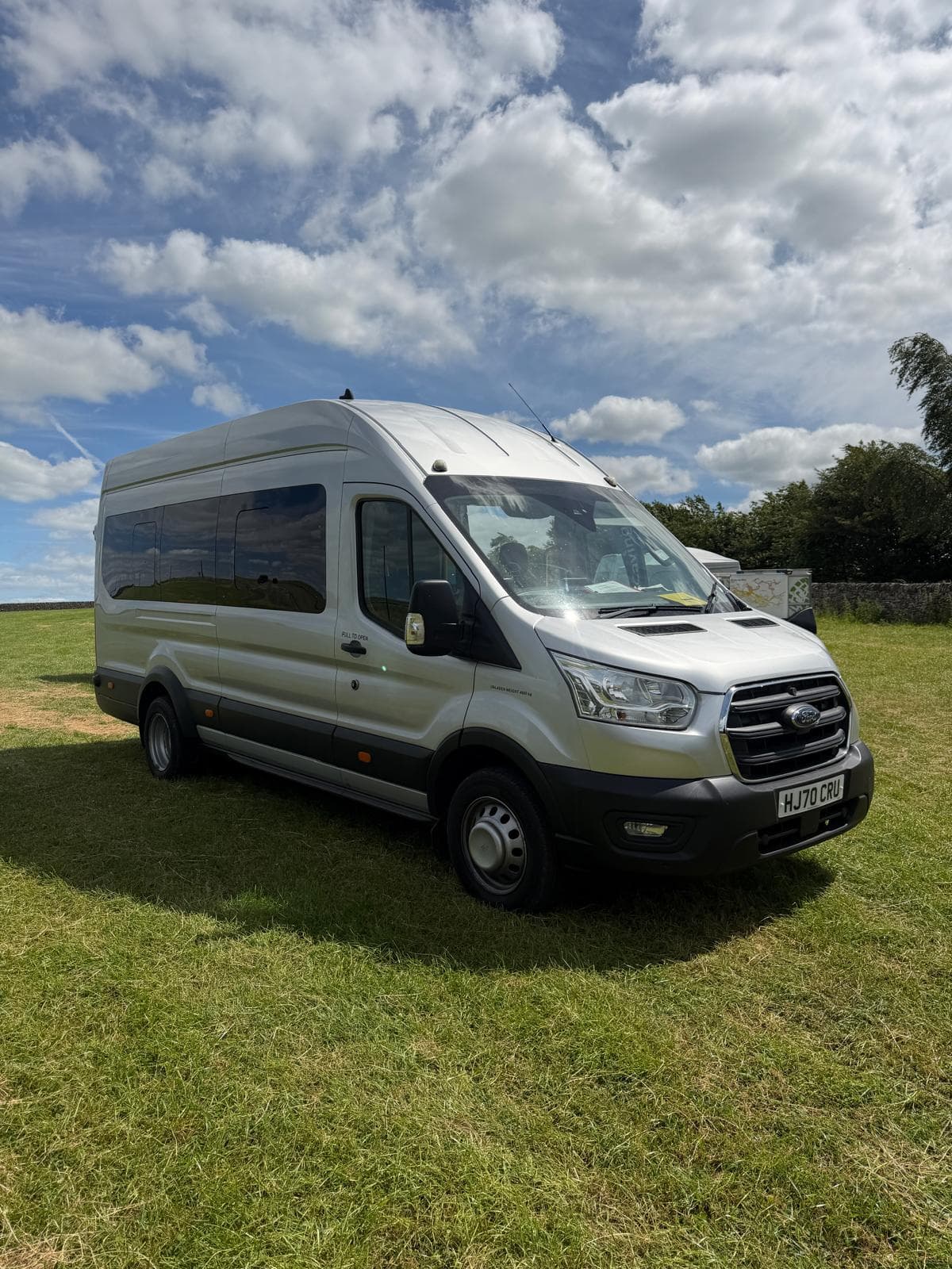 Alison, our ford transit minibus