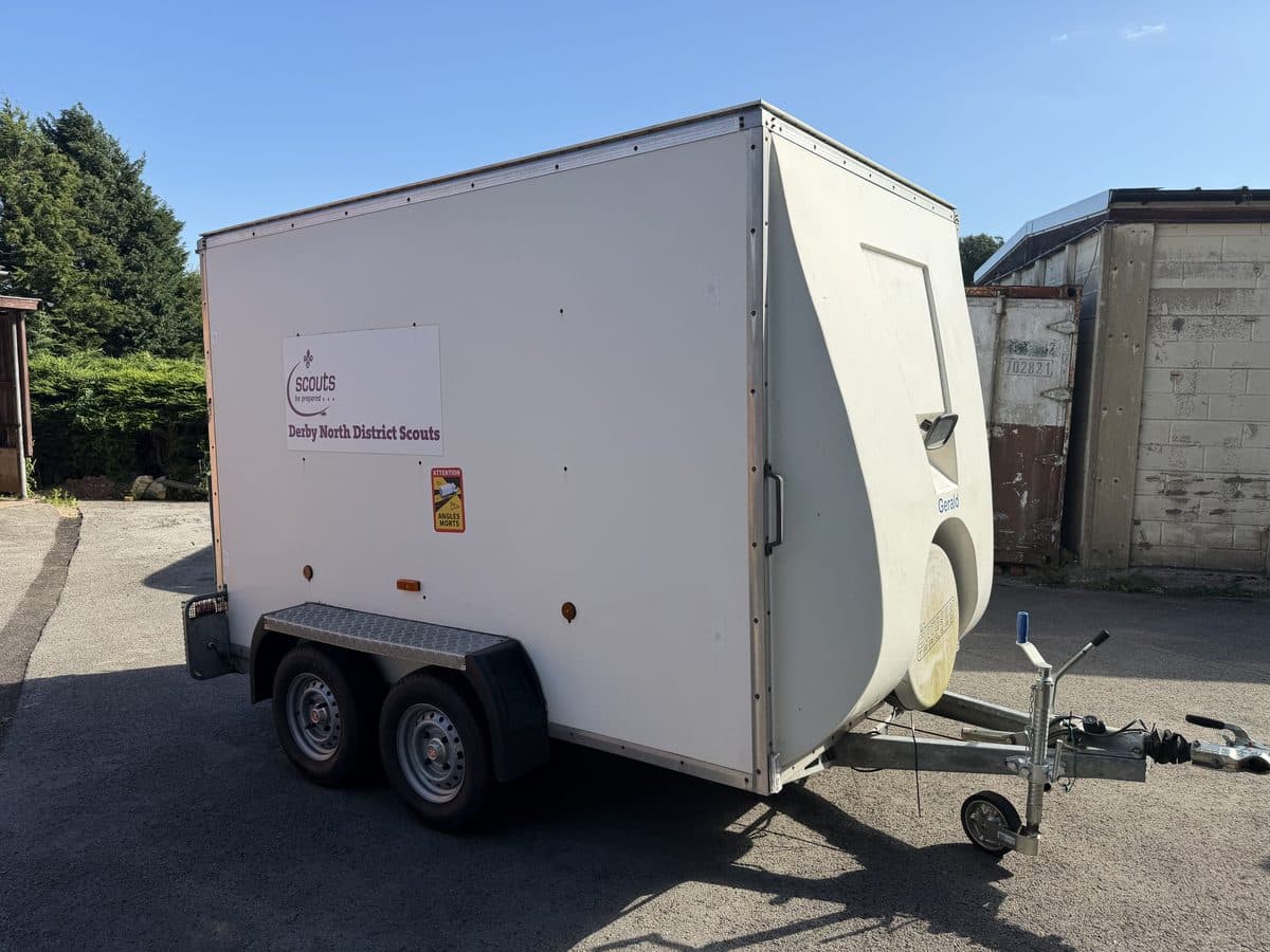 Gerald, our twin-axle trailer